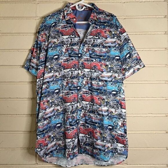 New‎ w/o Tags Westport Black. Auto Racing Print. XLT - Picture 1 of 2